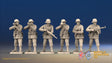 WW2 German Infantry Gaiters Helmet Firing miniature figures front view