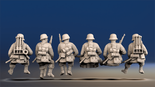 WW2 German Infantry Tank Riders - Support Weapons