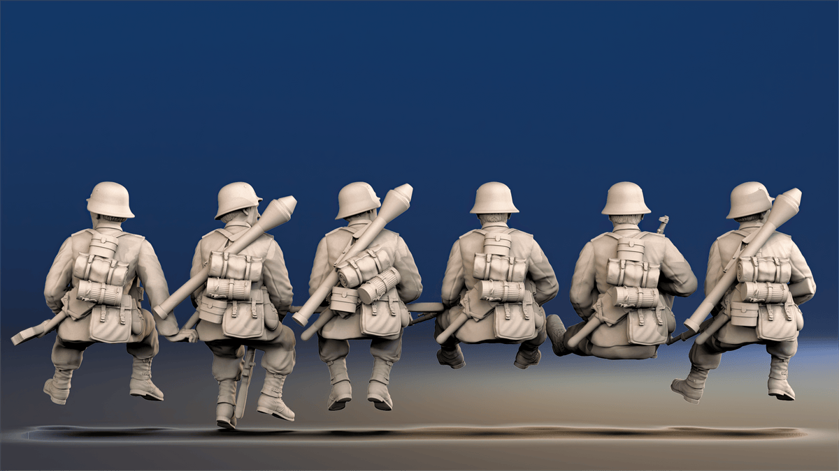 WW2 German Infantry - Tank Riders