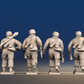 WW2 German Fallschirmjäger - Advancing, Paratrooper Helmets