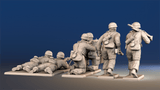 WW2 German Fallschirmjäger - MG42 Machine Gun Team