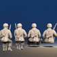WW2 German Fallschirmjäger Tank Riders - Support Weapons, Covered Helmets