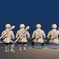 WW2 German Fallschirmjäger - Tank Riders, Covered Helmets