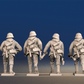 WW2 German Waffen-SS - Advancing, Covered Helmets