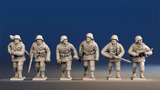 German Waffen-SS advancing helmet gaiter view 1