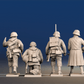 WW2 German Waffen-SS Command - Covered Helmets