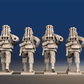 WW2 German Waffen-SS - Advancing Panzerschreck Anti-Tank Team, Covered Helmets and Gaiters