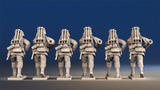 WW2 German Waffen-SS - Advancing Panzerschreck Anti-Tank Team, Covered Helmets and Gaiters