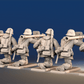 WW2 German Waffen-SS - Panzerschreck Anti-Tank Team Firing, Covered Helmets and Gaiters