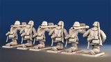 WW2 German Waffen-SS - Panzerschreck Anti-Tank Team Firing, Covered Helmets and Gaiters