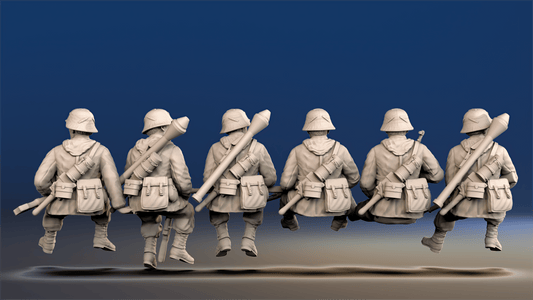 WW2 German Waffen-SS - Tank Riders, Covered Helmets and Gaiters