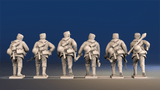 WW2 German Panzergrenadiers - Advancing, Smocks and Field Caps