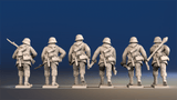 WW2 German Panzergrenadiers - Advancing, Smocks, Helmets and Gaiters