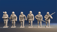 German smock advancing helmet view 1