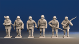 German smock advancing helmet view 1