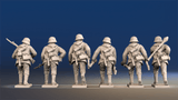 German smock advancing helmet view 2