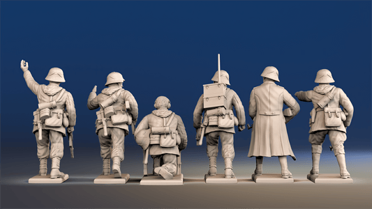 WW2 German Panzergrenadier Command - Advancing, Smocks and Gaiters