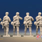 WW2 German Smock Gaiters Field Cap Firing miniature figures rear view