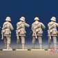 WW2 German Smock Gaiters Helmet Firing miniature figures rear view
