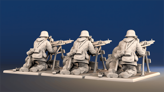 WW2 German Panzergrenadiers - Mounted MG42 Machine Gun Team, Smocks and Gaiters