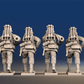 WW2 German Panzergrenadiers - Advancing Panzerschreck Anti-Tank Team, Smocks