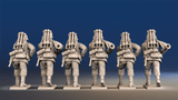 WW2 German Panzergrenadiers - Advancing Panzerschreck Anti-Tank Team, Smocks