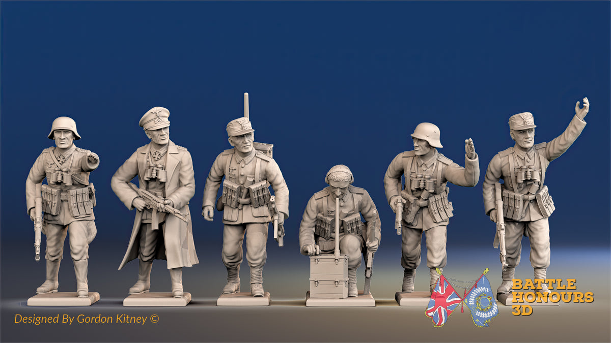 German infantry command figures