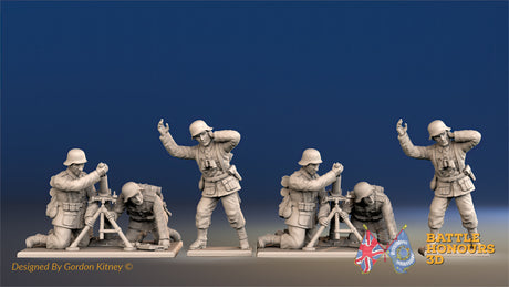 German infantry mortar team alternate view