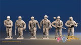 German Paratroopers advancing helmet