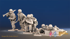German Paratroopers MG42 team