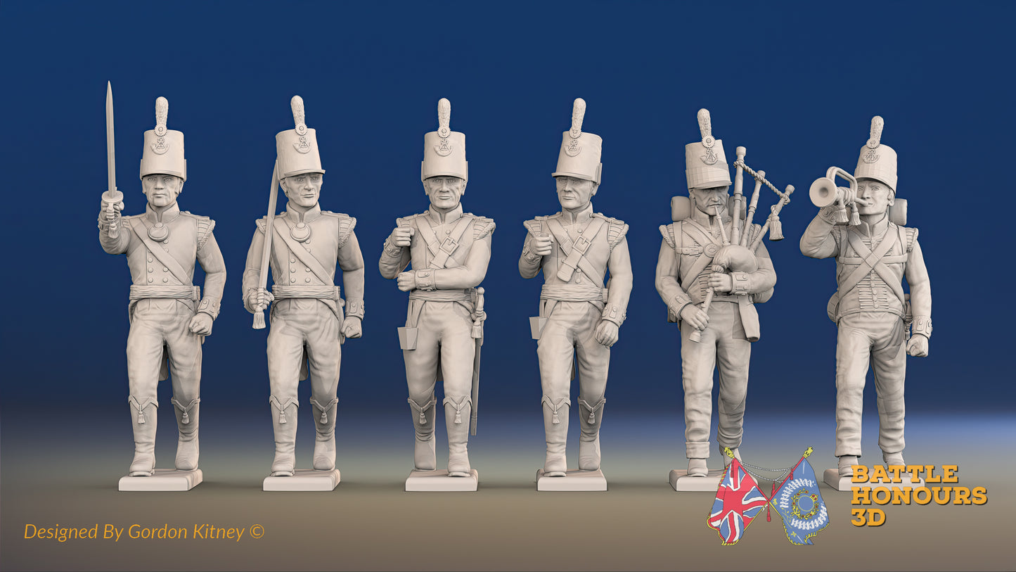 Scottish Highland March Attack 71st Light Infantry Command