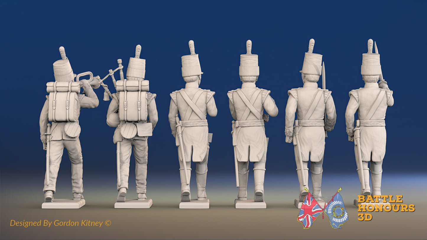 Scottish Highland March Attack 71st Light Infantry Command