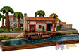 Colonial Caribbean harbourmaster terrain model graphic