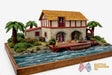 Colonial Caribbean house of pleasure terrain model graphic