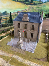 Painted Bénouville Town Hall model by Howard Greenwood