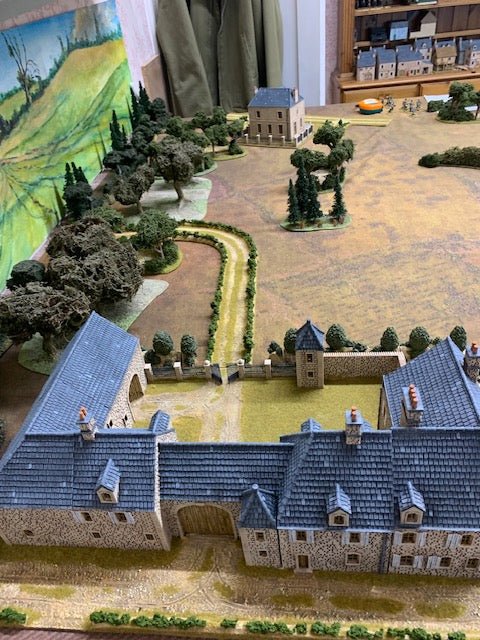 Painted Brecourt Manor terrain by Howard Greenwood