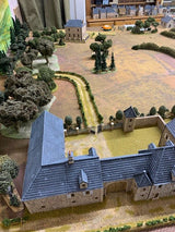 Painted Brecourt Manor terrain by Howard Greenwood