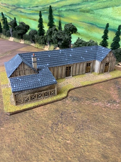 Painted Café Picot model by Howard Greenwood