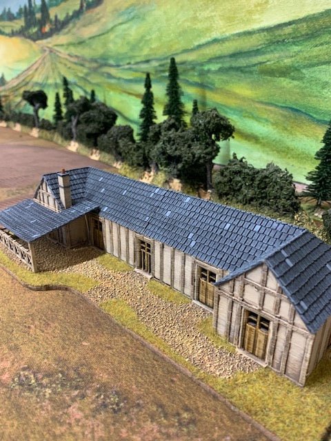 Painted Café Picot model by Howard Greenwood