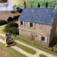 Howard Greenwood painted WW2 Normandy rural bar building alternate view