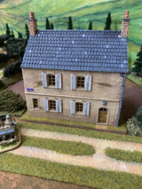 Howard Greenwood painted WW2 Normandy rural house alternate view