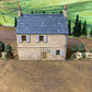 Howard Greenwood painted WW2 Normandy rural house and shop alternate view