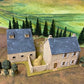 Painted WW2 Normandy Farmstead by Howard Greenwood