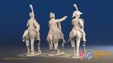 Napoleon and Generals rear view