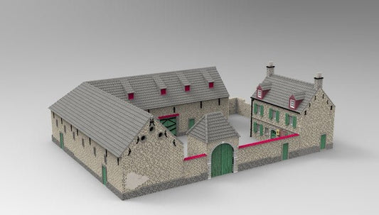 WW2 Normandy farmstead alternate view