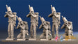 Portuguese Cacadores First Regiment firing with backpack