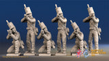 Portuguese Cacadores First Regiment firing alternate view