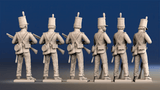 Portuguese 1st Caçadores loading skirmishers rear view