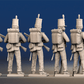 Portuguese 1st Caçadores loading skirmishers with backpacks rear view