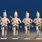 Portuguese 1st Caçadores advancing skirmishers rear view